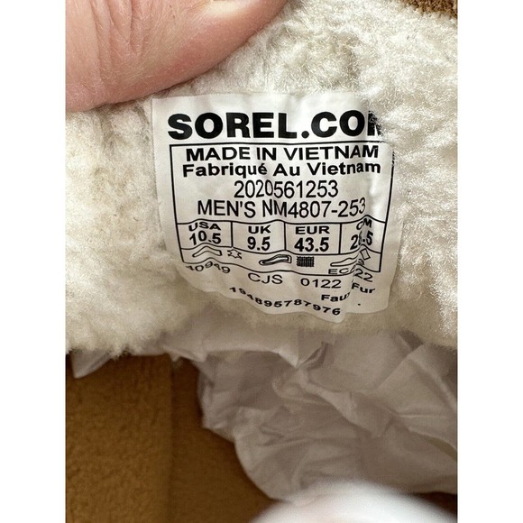 SOREL brown Explorer Drift Waterproof Men's Shoes sz 10.5 in tawny buff/ceramic - Picture 10 of 14